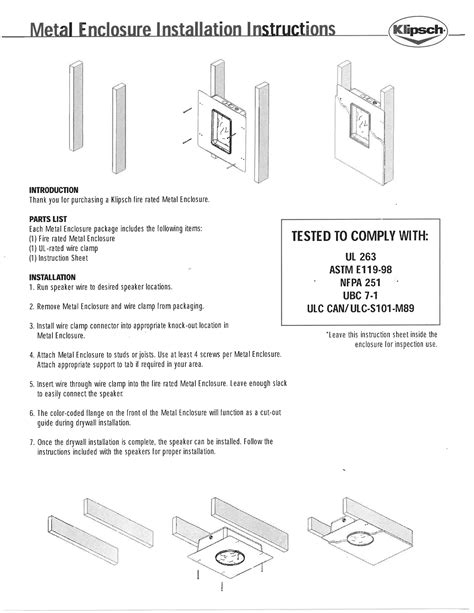 metal enclosure wiring instructions